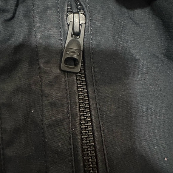 Oakley Easy Jacket Men's Black Casual Military Distressed Size Small 100% Cotton - Picture 6 of 8
